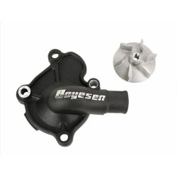 Kit de tapa bomba de agua + hélice BOYESEN Supercooler - Negro