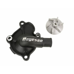 Kit de tapa bomba de agua + hélice BOYESEN Supercooler - Negro