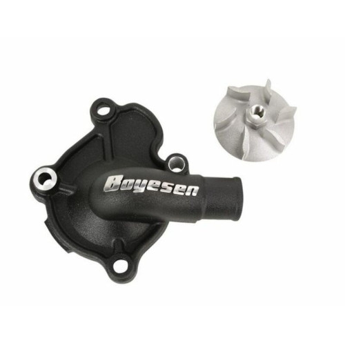 Kit de tapa bomba de agua + hélice BOYESEN Supercooler - Negro