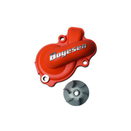 Kit de tapa bomba de agua + hélice BOYESEN Supercooler - Naranja