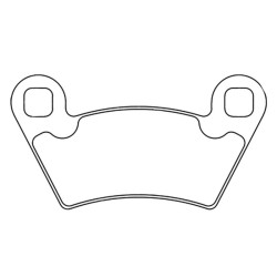Juego de pastillas sinterizadas CL BRAKES (1230ATV1)