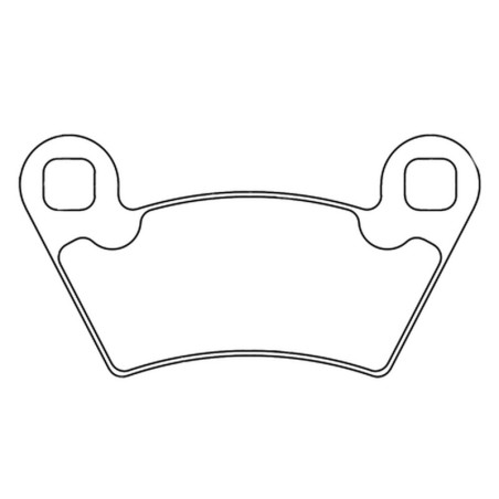 Juego de pastillas sinterizadas CL BRAKES (1230ATV1)