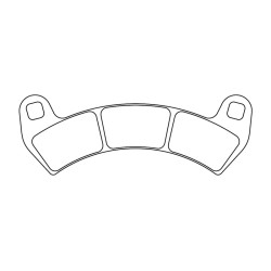 Juego de pastillas sinterizadas CL BRAKES (1247ATV1)