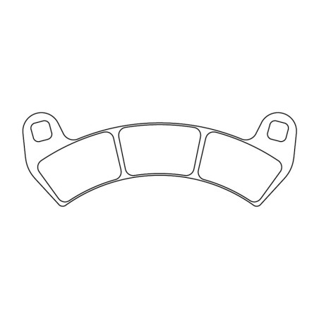 Juego de pastillas sinterizadas CL BRAKES (1247ATV1)