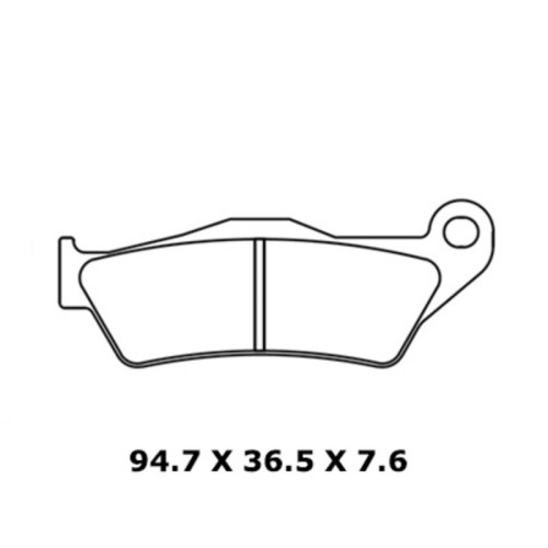 Juego de pastillas sinterizadas CL BRAKES (1258A3+)