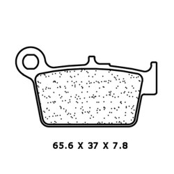 Juego de pastillas sinterizadas CL BRAKES (3113SC)