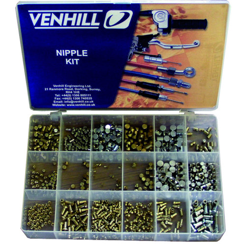 Caja de accesorios para cables Venhill - Tomas de 700 pcs
