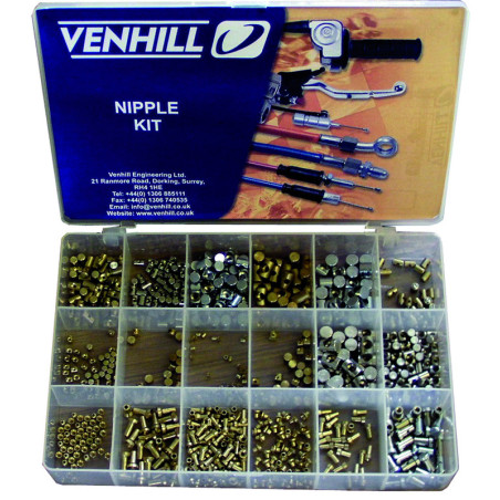 Caja de accesorios para cables Venhill - Tomas de 700 pcs