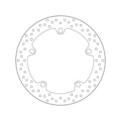 Disco de freno BREMBO Serie Oro redondo fijo 2