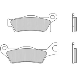 Pastillas de freno BREMBO Off-Road sinterizadas - 07GR27SX 2