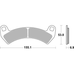 Pastillas de freno BREMBO Off-Road sinterizadas - 07PO14SD
