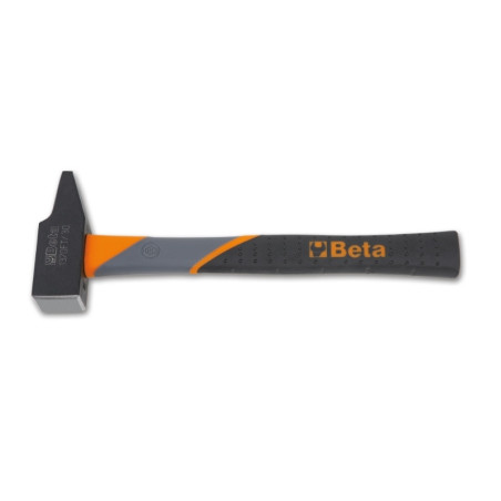 BETA Martillo de mecánico con cabeza de remache, tamaño 40, mango de fibra