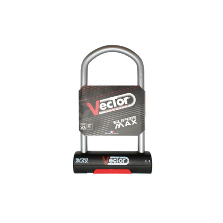 Candado en U VECTOR SuperMax L1 - Ø16mm / 125x250mm - Certificado SRA / ART / NF-FFMC