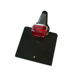 Piloto + soporte de matricula negro universal V PARTS