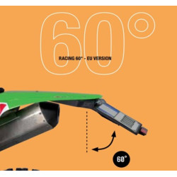 Portamatrículas con piloto LED RACETECH Integra Racing 60º 2