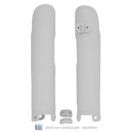 Protectores de horquilla RACETECH - blanco