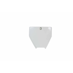 Portanúmeros delantero RACETECH Blanco Husqvarna TC65
