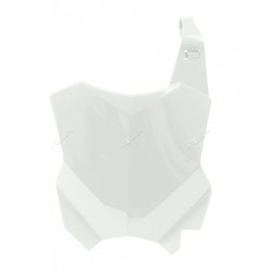 Portanúmeros delantero RACETECH Blanco Kawasaki KX-F450