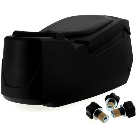 ART Twin Rear Cargo Box Solid Black 2x48L
