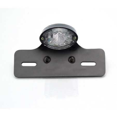 Piloto + soporte de matricula negro universal V PARTS