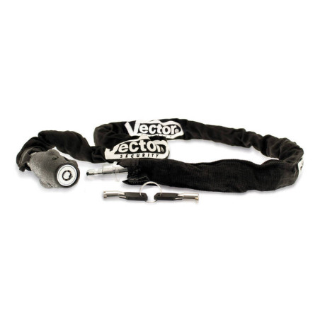 Candado de cadena para casco VECTOR HelmChain+ - Ø5mm / 1,2m