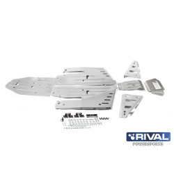 RIVAL Complete skid plate kit - Aluminium