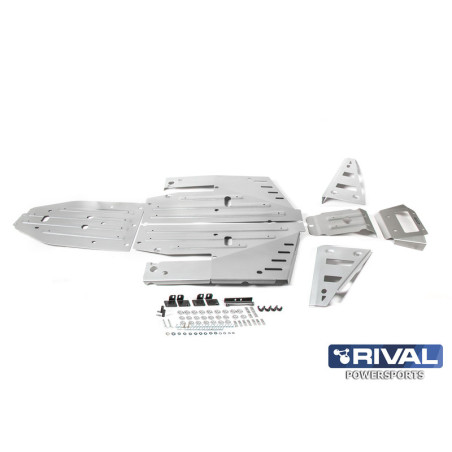 RIVAL Complete skid plate kit - Aluminium