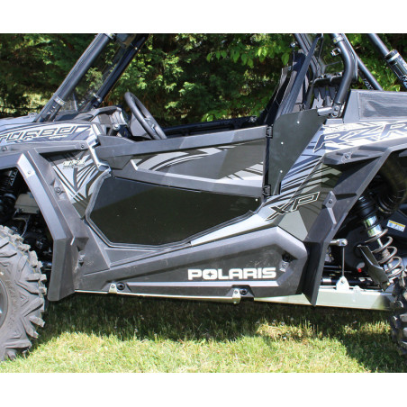SARRAZIN Aluminium Doors lower panels - Black Polaris RZR1000