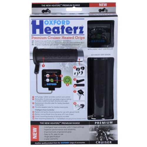 Puños calefactables OXFORD Hotgrips Premium Cruiser