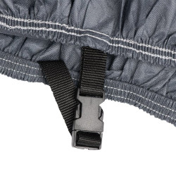 Funda de moto para interior OXFORD Dormex - Moto / Scooter - Negro / Plata - L 2