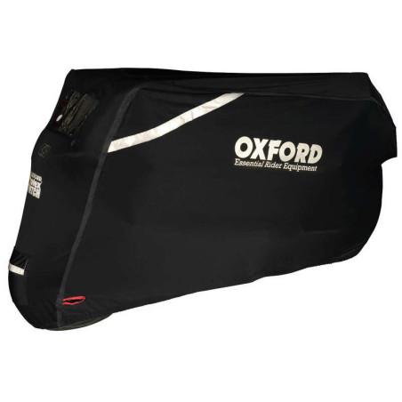 Funda de moto para exterior OXFORD Protex Stretch - Moto / Scooter - Negro - L