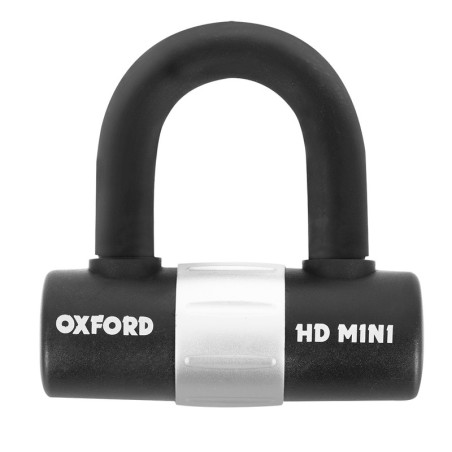 Candado de disco OXFORD HD Mini - Ø14mm negro - Certificado Sold Secure Diamond