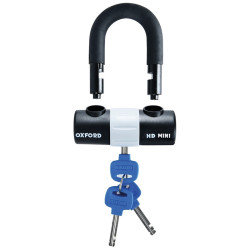 Candado de disco OXFORD HD Mini - Ø14mm negro - Certificado Sold Secure Diamond 2