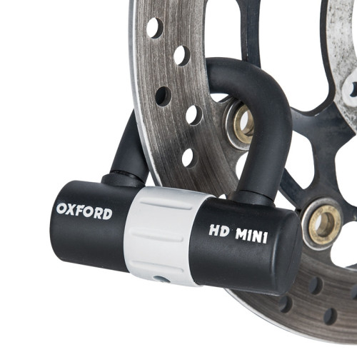 Candado de disco OXFORD HD Mini - Ø14mm negro - Certificado Sold Secure Diamond