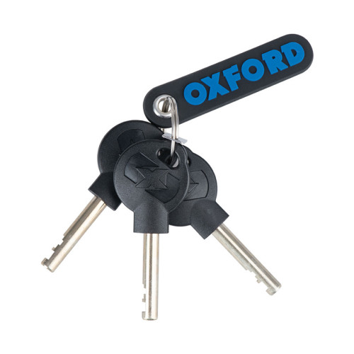 Candado de disco OXFORD Patriot - Ø14mm amarillo - Certificado ART4 / Sold Secure Gold / FG SBSC