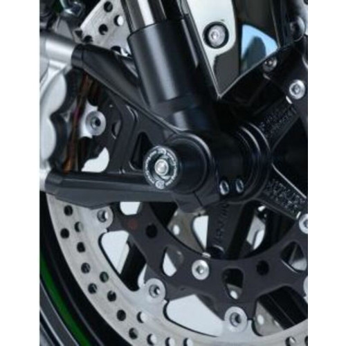 R&G RACING fork protectors black Kawasaki H2 / H2R