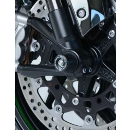 R&G RACING fork protectors black Kawasaki H2 / H2R