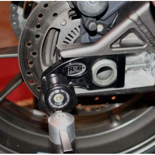 Diábolos R&G RACING con placa de montaje - negro