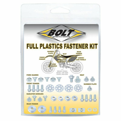 Kit Tornillería de Plásticos BOLT inox Honda CRF 250 / 450R