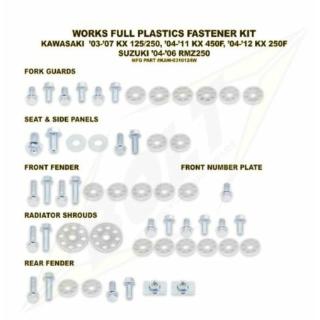 Kit Tornillería Bolt KTM