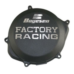 Tapa de embrague BOYESEN Factory Racing Negra Honda CRF250R