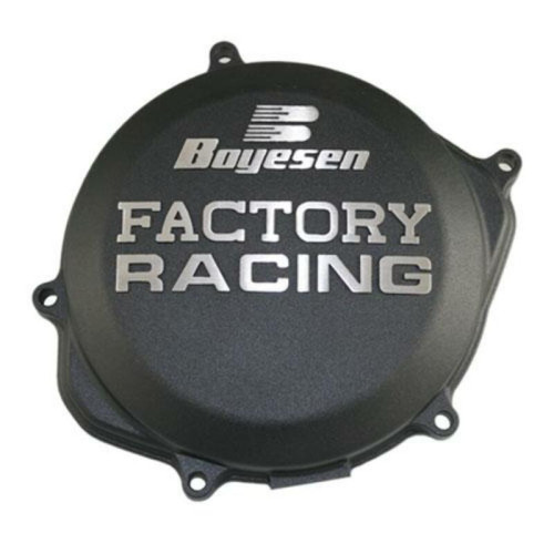 Tapa de embrague BOYESEN Factory Racing Negra Honda CRF250R