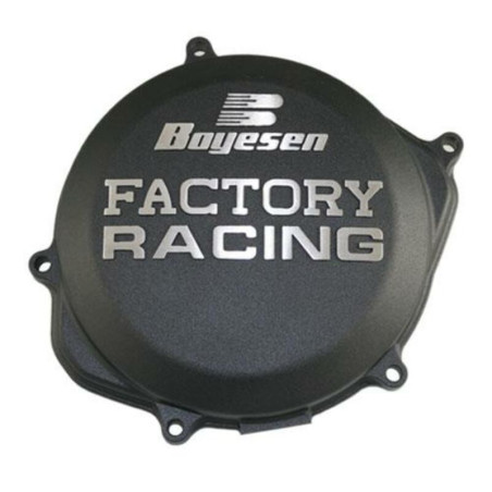 Tapa de embrague BOYESEN Factory Racing Negra Honda CRF250R