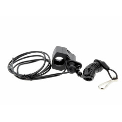 Botón Stop TECNIUM Universal tipo hombre al agua – Negro