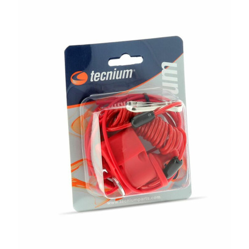 Botón Stop TECNIUM Universal tipo hombre al agua – Rojo