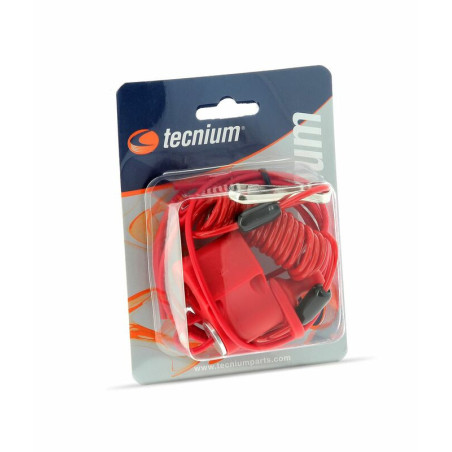Botón Stop TECNIUM Universal tipo hombre al agua – Rojo