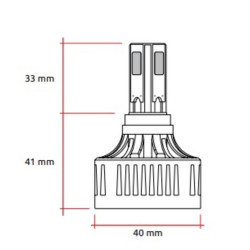 Kit LED para faros OEM RACETECH 12V 32W - 1 ud 2