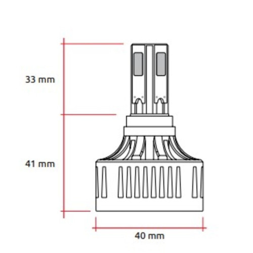 Kit LED para faros OEM RACETECH 12V 32W - 1 ud