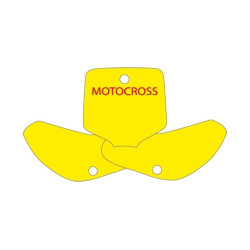 BLACKBIRD Plate Stickers Green KTM EXC
