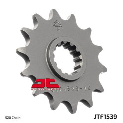 Piñón con goma anti-ruido JT SPROCKETS acero 1539 - 520 2